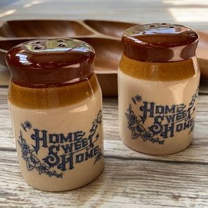 Home Sweet Home Vintage Salt & Pepper Shakers